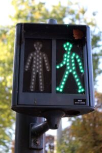 Pedestrian crosswalk light